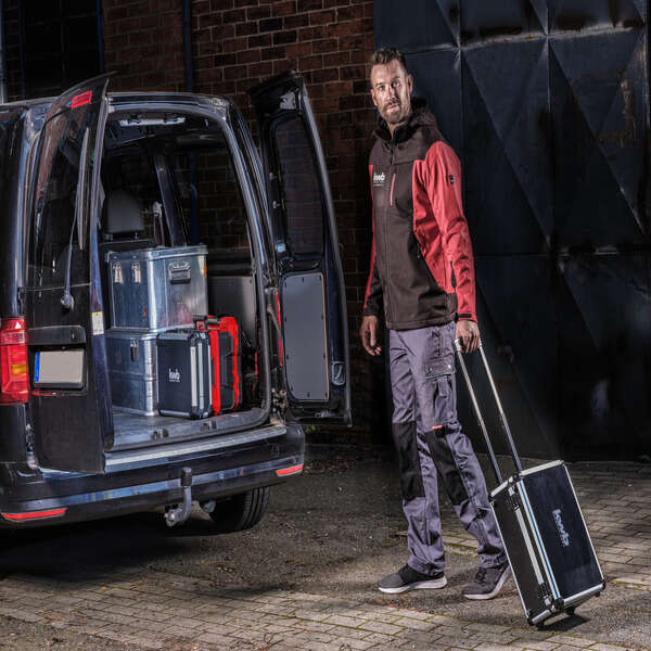 kwb Werkzeugkoffer 175-teilig mit Trolleyfunktion